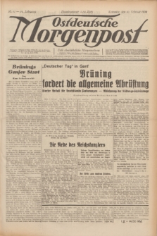 Ostdeutsche Morgenpost : erste oberschlesische Morgenzeitung. Jg.14, Nr. 41 (10 Februar 1932)
