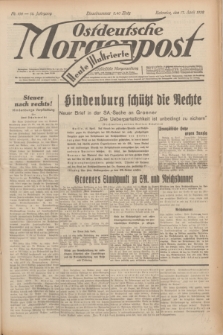 Ostdeutsche Morgenpost : erste oberschlesische Morgenzeitung. Jg.14, Nr. 106 (17 April 1932) + dod.