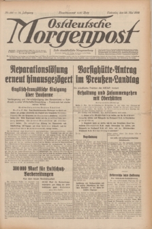Ostdeutsche Morgenpost : erste oberschlesische Morgenzeitung. Jg.14, Nr. 146 (28 Mai 1932)