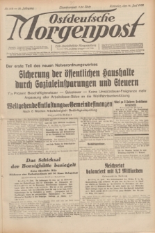 Ostdeutsche Morgenpost : erste oberschlesische Morgenzeitung. Jg.14, Nr. 163 (14 Juni 1932)