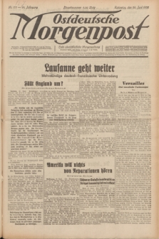 Ostdeutsche Morgenpost : erste oberschlesische Morgenzeitung. Jg.14, Nr. 177 (28 Juni 1932)