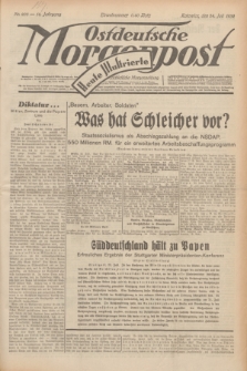 Ostdeutsche Morgenpost : erste oberschlesische Morgenzeitung. Jg.14, Nr. 203 (24 Juli 1932) + dod.