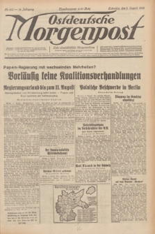 Ostdeutsche Morgenpost : erste oberschlesische Morgenzeitung. Jg.14, Nr. 213 (3 August 1932)