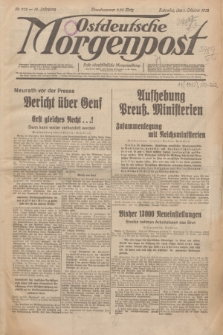 Ostdeutsche Morgenpost : erste oberschlesische Morgenzeitung. Jg.14, Nr. 272 (1 Oktober 1932)