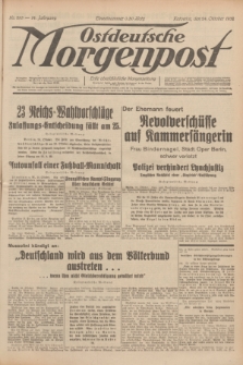 Ostdeutsche Morgenpost : erste oberschlesische Morgenzeitung. Jg.14, Nr. 295 (24 Oktober 1932)