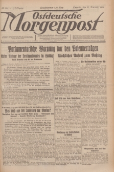 Ostdeutsche Morgenpost : erste oberschlesische Morgenzeitung. Jg.11, Nr. 322 (20 November 1929)