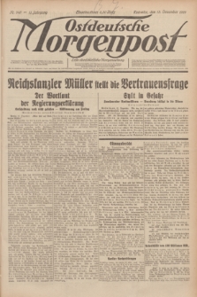Ostdeutsche Morgenpost : erste oberschlesische Morgenzeitung. Jg.11, Nr. 345 (13 Dezember 1929) + dod.