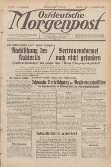 Ostdeutsche Morgenpost : erste oberschlesische Morgenzeitung. Jg.11, Nr. 346 (14 Dezember 1929)