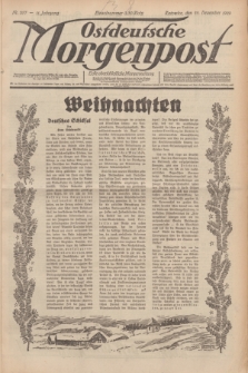 Ostdeutsche Morgenpost : erste oberschlesische Morgenzeitung. Jg.11, Nr. 357 (25 Dezember 1929)