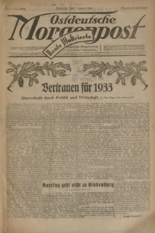 Ostdeutsche Morgenpost : erste oberschlesische Morgenzeitung. Jg.15, Nr. 1 (1 Januar 1933) + dod.