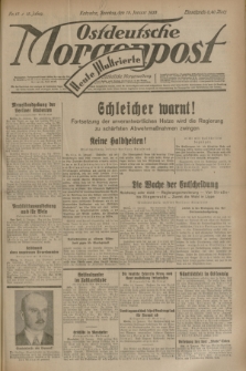 Ostdeutsche Morgenpost : erste oberschlesische Morgenzeitung. Jg.15, Nr. 15 (15 Januar 1933) + dod.