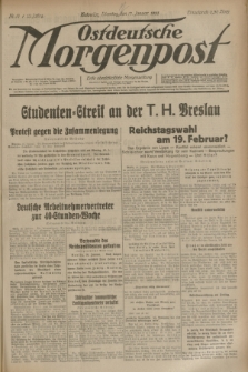 Ostdeutsche Morgenpost : erste oberschlesische Morgenzeitung. Jg.15, Nr. 17 (17 Januar 1933)