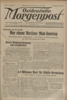 Ostdeutsche Morgenpost : erste oberschlesische Morgenzeitung. Jg.15, Nr. 21 (21 Januar 1933)