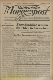 Ostdeutsche Morgenpost : erste oberschlesische Morgenzeitung. Jg.15, Nr. 22 (22 Januar 1933)