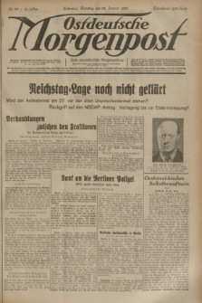 Ostdeutsche Morgenpost : erste oberschlesische Morgenzeitung. Jg.15, Nr. 24 (24 Januar 1933)