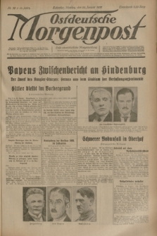 Ostdeutsche Morgenpost : erste oberschlesische Morgenzeitung. Jg.15, Nr. 30 (30 Januar 1933)