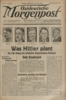 Ostdeutsche Morgenpost : erste oberschlesische Morgenzeitung. Jg.15, Nr. 31 (31 Januar 1933)