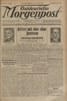 Ostdeutsche Morgenpost : erste oberschlesische Morgenzeitung. Jg.15, Nr. 32 (1 Februar 1933)