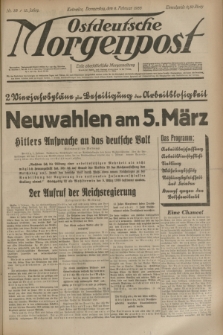 Ostdeutsche Morgenpost : erste oberschlesische Morgenzeitung. Jg.15, Nr. 33 (2 Februar 1933)