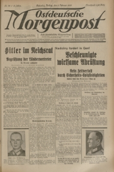 Ostdeutsche Morgenpost : erste oberschlesische Morgenzeitung. Jg.15, Nr. 34 (3 Februar 1933)