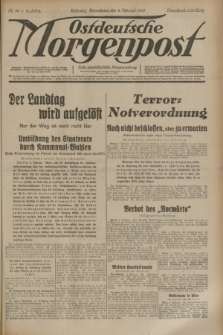Ostdeutsche Morgenpost : erste oberschlesische Morgenzeitung. Jg.15, Nr. 35 (4 Februar 1933)