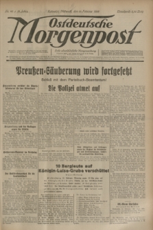 Ostdeutsche Morgenpost : erste oberschlesische Morgenzeitung. Jg.15, Nr. 46 (15 Februar 1933)