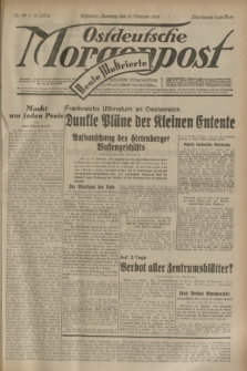 Ostdeutsche Morgenpost : erste oberschlesische Morgenzeitung. Jg.15, Nr. 50 (19 Februar 1933) + dod.