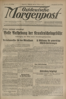 Ostdeutsche Morgenpost : erste oberschlesische Morgenzeitung. Jg.15, Nr. 53 (22 Februar 1933)