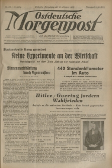 Ostdeutsche Morgenpost : erste oberschlesische Morgenzeitung. Jg.15, Nr. 54 (23 Februar 1933)