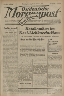 Ostdeutsche Morgenpost : erste oberschlesische Morgenzeitung. Jg.15, Nr. 57 (26 Februar 1933) + dod.