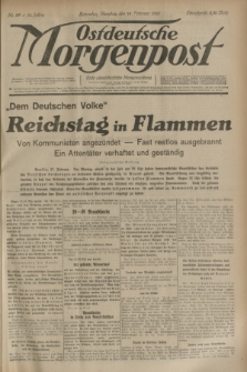 Ostdeutsche Morgenpost : erste oberschlesische Morgenzeitung. Jg.15, Nr. 59 (28 Februar 1933)