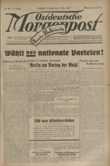 Ostdeutsche Morgenpost : erste oberschlesische Morgenzeitung. Jg.15, Nr. 64 (5 März 1933) + dod.
