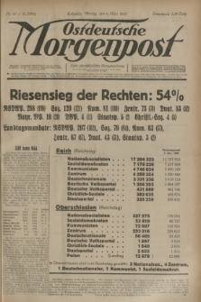 Ostdeutsche Morgenpost : erste oberschlesische Morgenzeitung. Jg.15, Nr. 65 (6 März 1933) + dod.