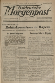 Ostdeutsche Morgenpost : erste oberschlesische Morgenzeitung. Jg.15, Nr. 69 (10 März 1933)