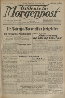 Ostdeutsche Morgenpost : erste oberschlesische Morgenzeitung. Jg.15, Nr. 75 (16 März 1933)