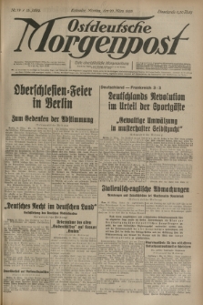 Ostdeutsche Morgenpost : erste oberschlesische Morgenzeitung. Jg.15, Nr. 79 (20 März 1933) + dod.