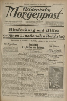 Ostdeutsche Morgenpost : erste oberschlesische Morgenzeitung. Jg.15, Nr. 81 (22 März 1933)