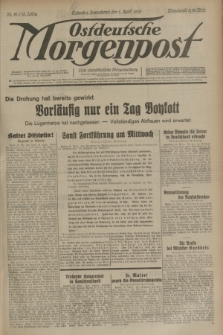 Ostdeutsche Morgenpost : erste oberschlesische Morgenzeitung. Jg.15, Nr 91 (1 April 1933)