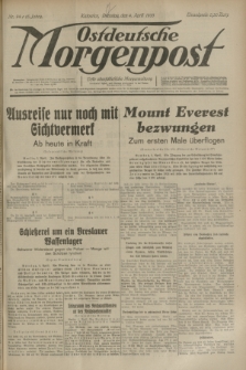 Ostdeutsche Morgenpost : erste oberschlesische Morgenzeitung. Jg.15, Nr. 94 (4 April 1933)