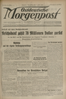 Ostdeutsche Morgenpost : erste oberschlesische Morgenzeitung. Jg.15, Nr. 96 (6 April 1933)