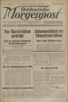Ostdeutsche Morgenpost : erste oberschlesische Morgenzeitung. Jg.15, Nr. 104 (14 April 1933)
