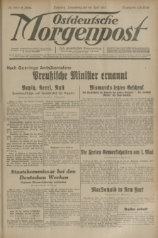 Ostdeutsche Morgenpost : erste oberschlesische Morgenzeitung. Jg.15, Nr. 110 (22 April 1933)