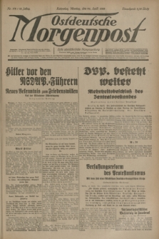 Ostdeutsche Morgenpost : erste oberschlesische Morgenzeitung. Jg.15, Nr. 112 (24 April 1933) + dod.