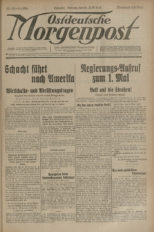 Ostdeutsche Morgenpost : erste oberschlesische Morgenzeitung. Jg.15, Nr. 113 (25 April 1933)