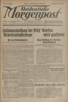 Ostdeutsche Morgenpost : erste oberschlesische Morgenzeitung. Jg.15, Nr. 114 (26 April 1933)