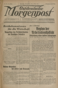 Ostdeutsche Morgenpost : erste oberschlesische Morgenzeitung. Jg.15, Nr. 121 (4 Mai 1933)