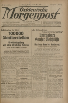 Ostdeutsche Morgenpost : erste oberschlesische Morgenzeitung. Jg.15, Nr. 129 (12 Mai 1933)