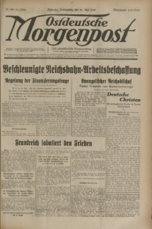 Ostdeutsche Morgenpost : erste oberschlesische Morgenzeitung. Jg.15, Nr. 142 (25 Mai 1933)