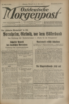 Ostdeutsche Morgenpost : erste oberschlesische Morgenzeitung. Jg.15, Nr. 148 (31 Mai 1933)