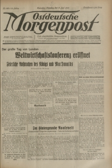 Ostdeutsche Morgenpost : erste oberschlesische Morgenzeitung. Jg.15, Nr. 160 (13 Juni 1933)